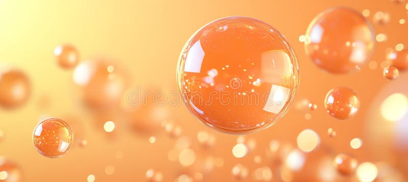 Résumé fond pêche douce avec des lumières festives de corail doux et bokeh festif animé illustration stock