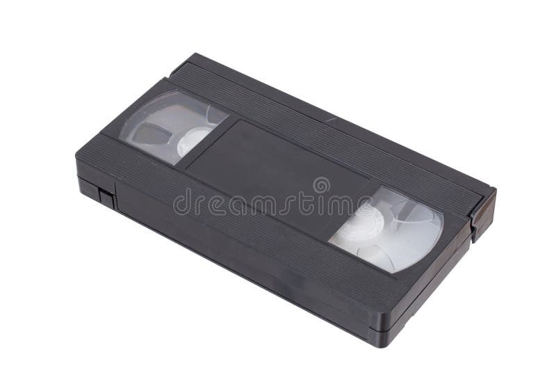 Rétro bande vidéo d'isolement sur un fond blanc photographie stock Rétro bande vidéo d'isolement sur un fond blanc photographie stock