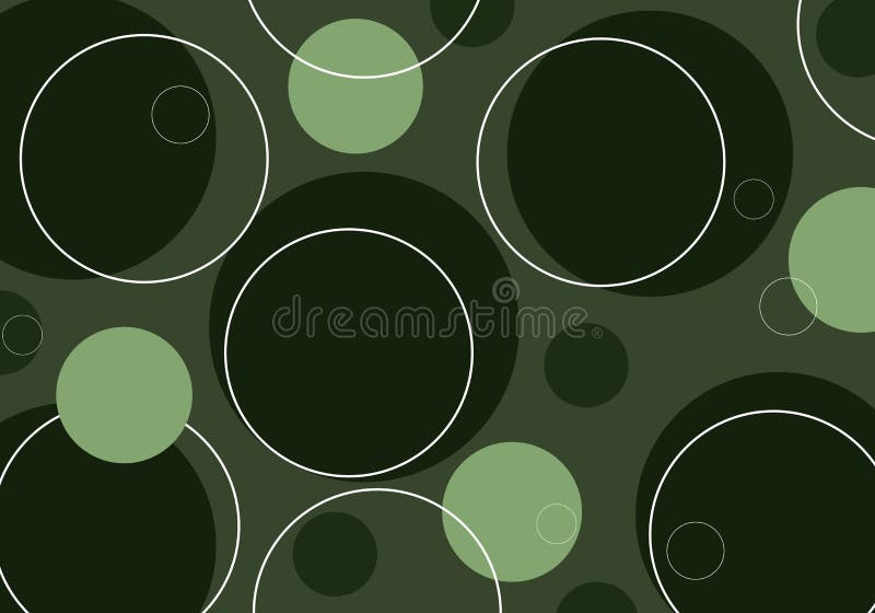 Rétro cercles - vert illustration de vecteur Rétro cercles - vert illustration de vecteur
