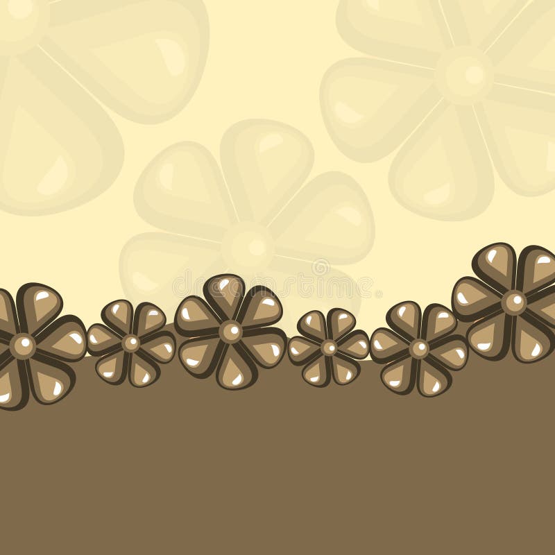 Rétro fleurs illustration libre de droits