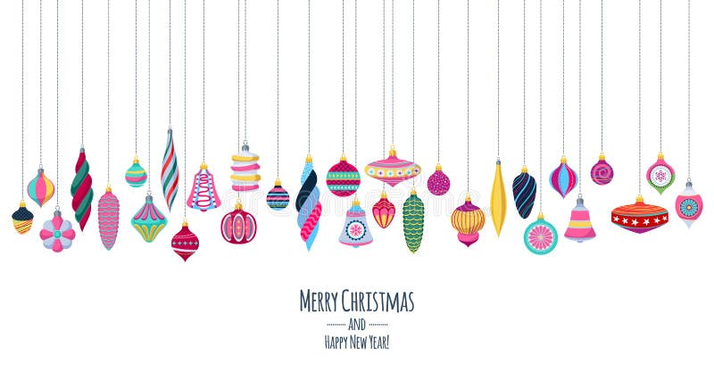 Colorful retro baubles background. Vintage christmas tree balls. Holiday design. Colorful retro baubles background. Vintage christmas tree balls. Holiday design.