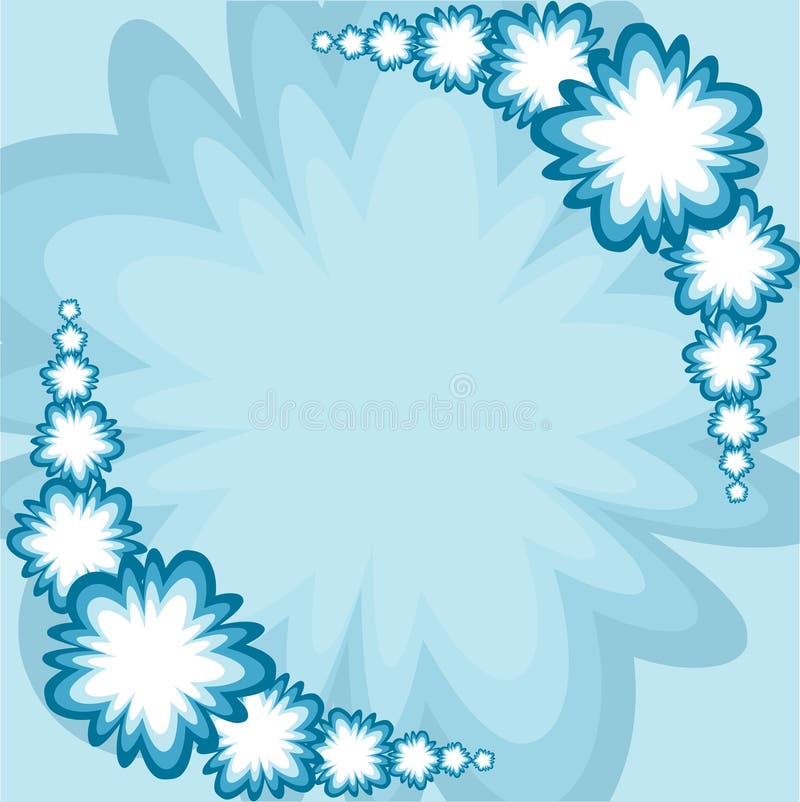Rétro fond de fleur illustration libre de droits