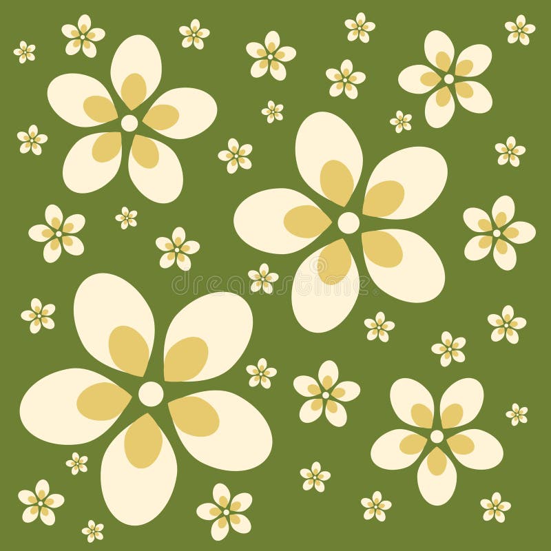 Rétro fond de fleur illustration libre de droits Rétro fond de fleur illustration libre de droits