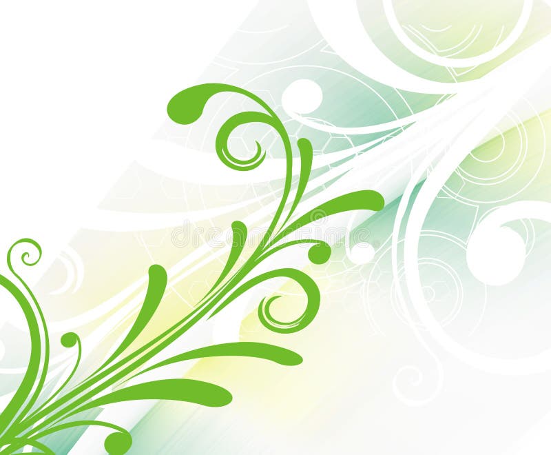 Fond floral rétro illustration de vecteur