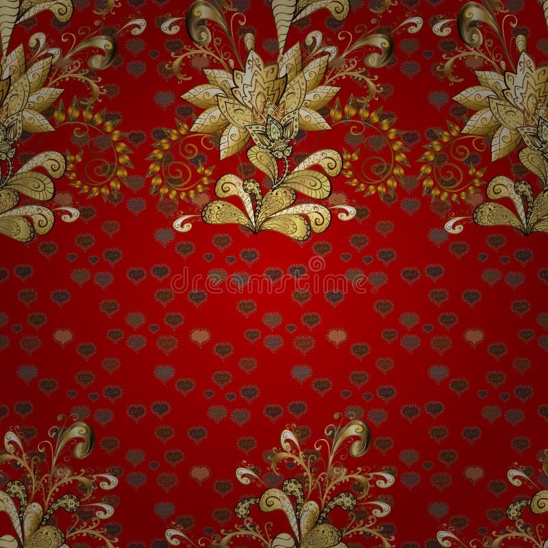 R?tro royal sur des couleurs rouges et brunes illustration libre de droits R?tro royal sur des couleurs rouges et brunes illustration libre de droits