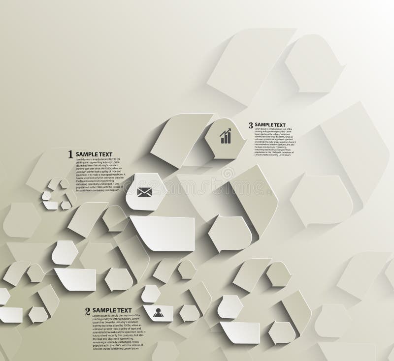 Réutilisez la conception d'Infographics de symbole illustration de vecteur Réutilisez la conception d'Infographics de symbole illustration de vecteur