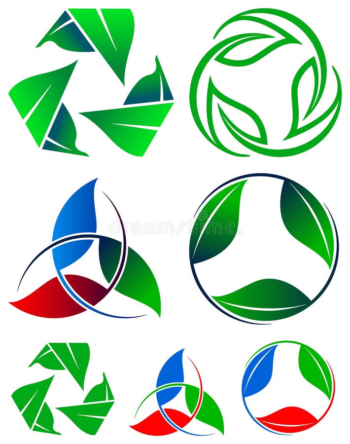 Réutilisez le positionnement de logo illustration de vecteur Réutilisez le positionnement de logo illustration de vecteur