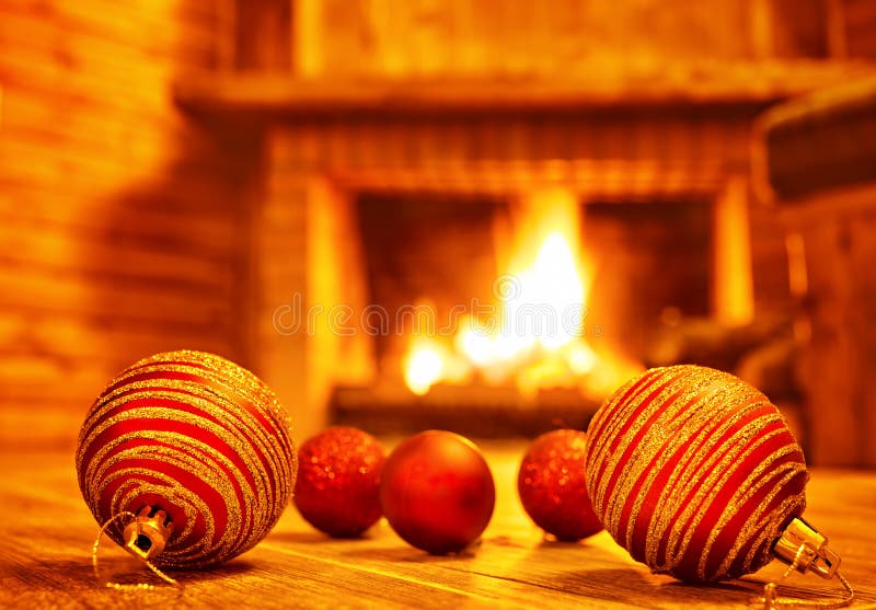 Réveillon de Noël confortable à la maison photo stock