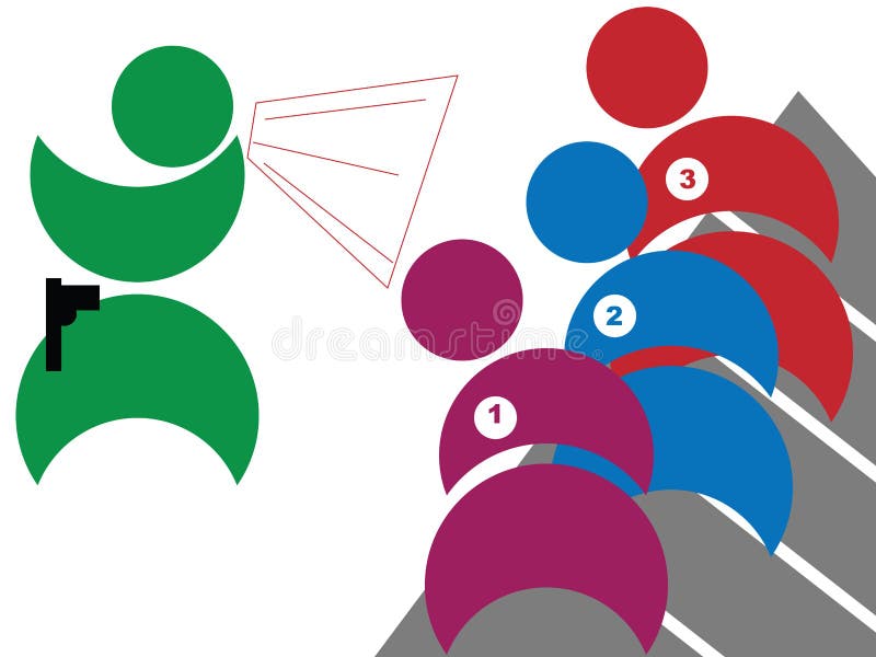 Równomierny przygotowywający początek ilustracja wektor