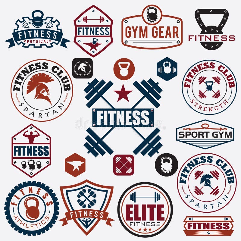 różnorodni sporty, sprawności fizycznych ikony i projektów elementy royalty ilustracja różnorodni sporty, sprawności fizycznych ikony i projektów elementy royalty ilustracja