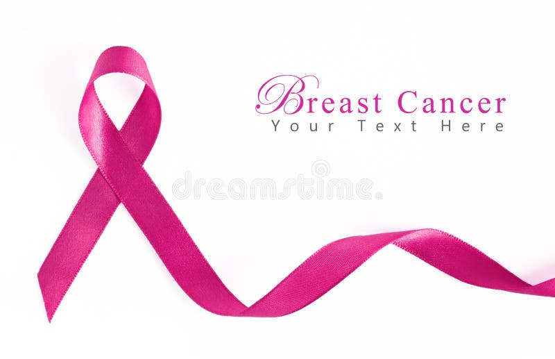 Różowy nowotwór piersi faborek