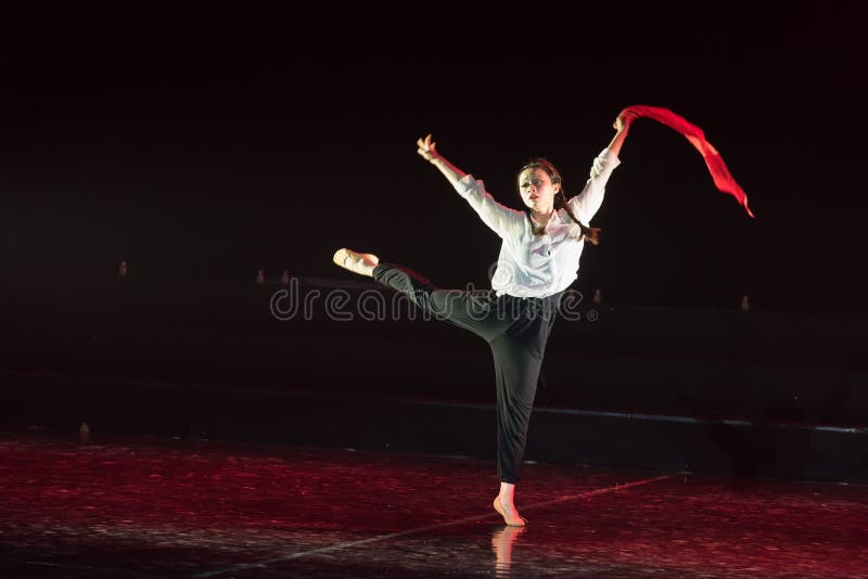 Röd dansdrama för halsduk 32-Lilac