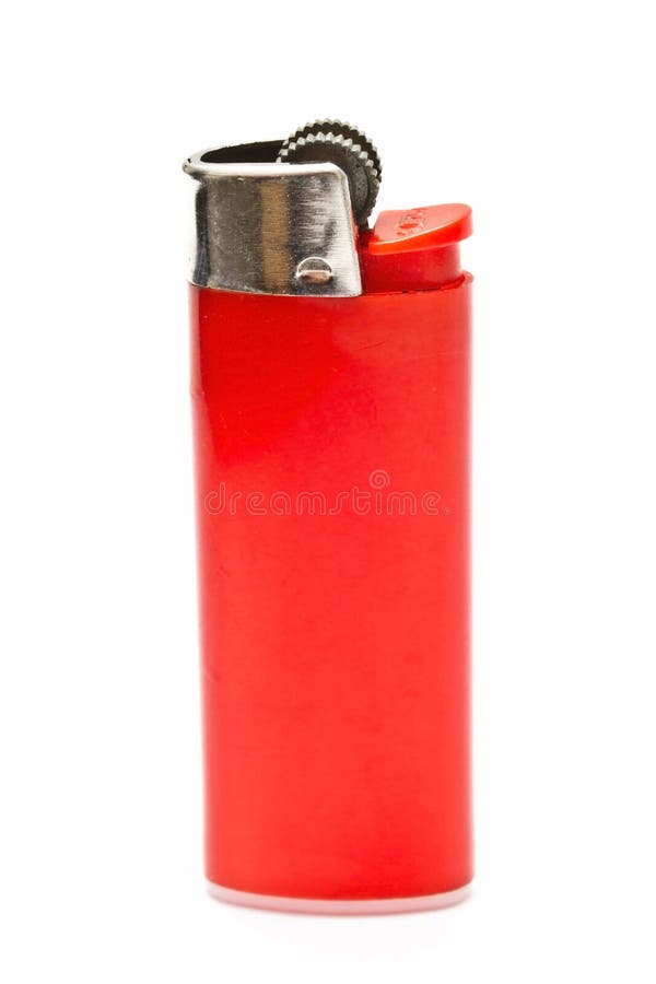 Röd lighter royaltyfria foton Röd lighter royaltyfria foton