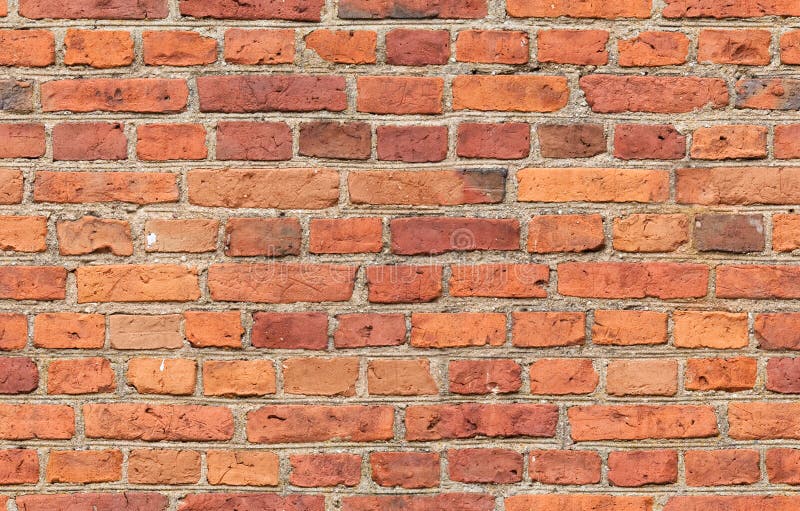 Röd seamless textur för tegelsten fotografering för bildbyråer