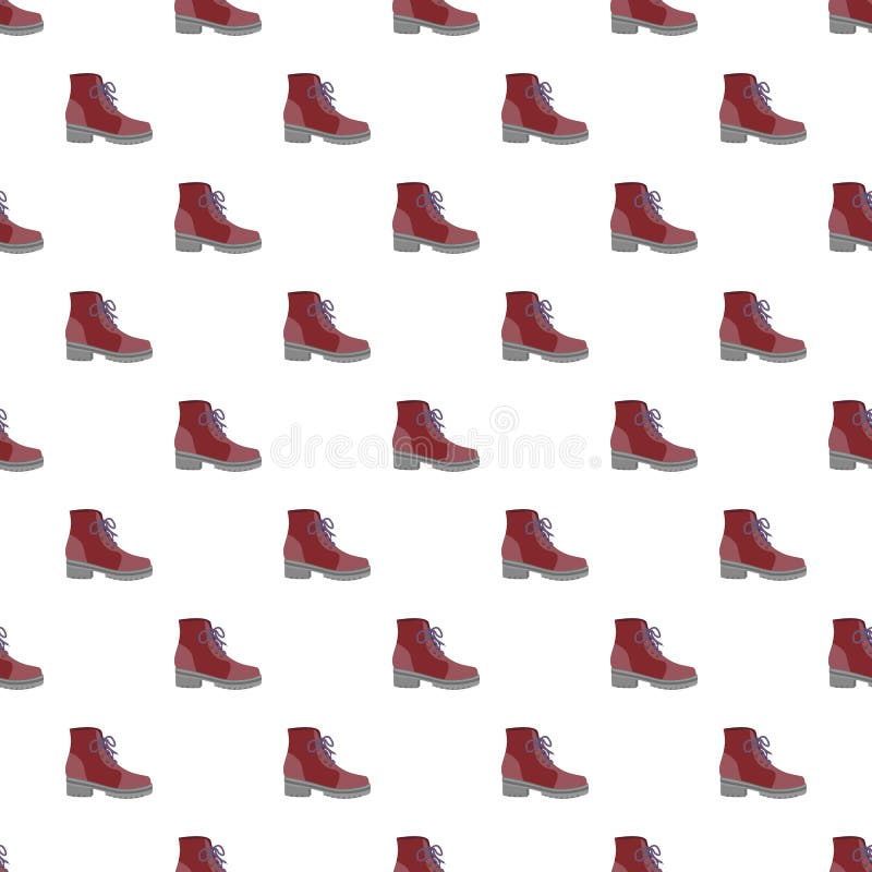 Röd sömlös skomodell för mode vektor illustrationer Röd sömlös skomodell för mode vektor illustrationer