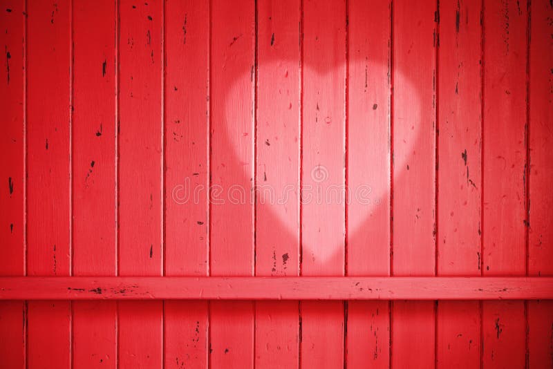 Röda Valentine Heart Background