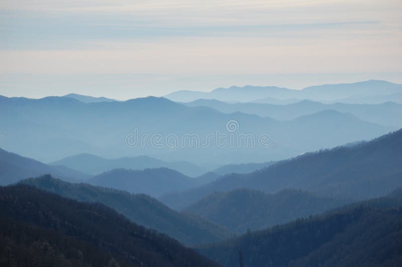 Wintertime in the Great Smoky Mountain National Park. Wintertime in the Great Smoky Mountain National Park