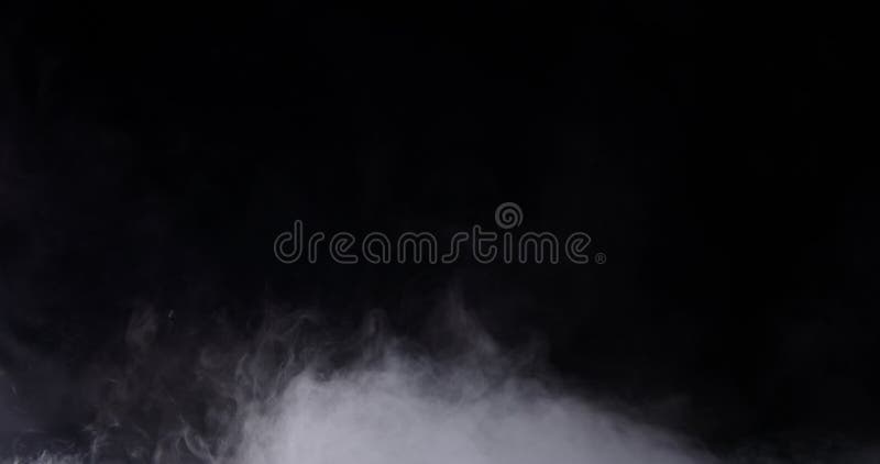 Rökmolnsfog för realistisk torr is stock video