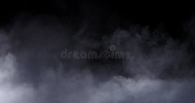 Rökmolnsfog för realistisk torr is stock video