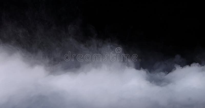 Rökmolnsfog för realistisk torr is stock video