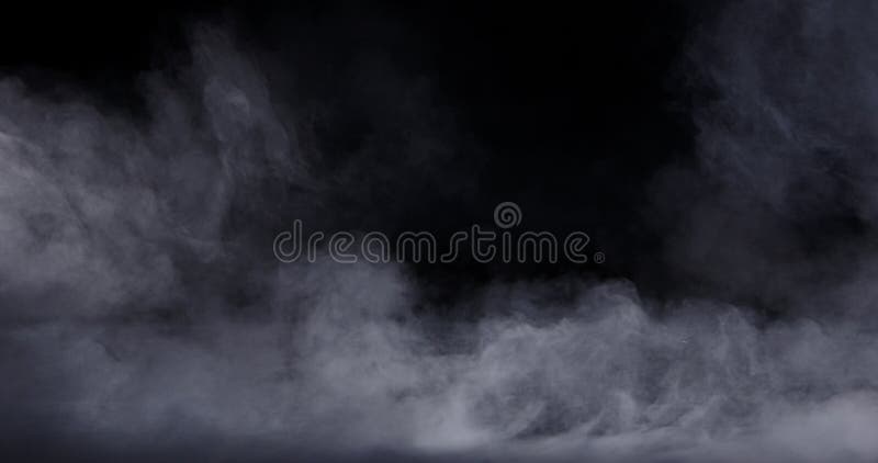 Rökmolnsfog för realistisk torr is stock video