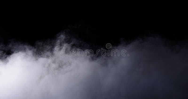 Rökmolnsfog för realistisk torr is stock video