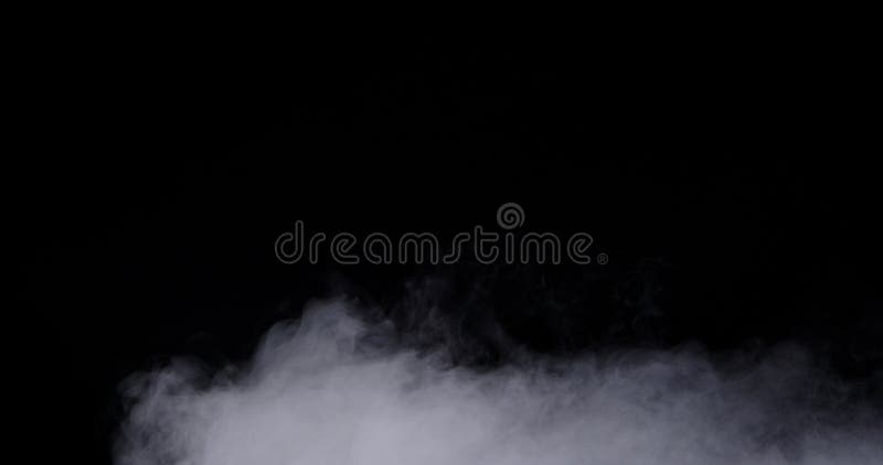 Rökmolnsfog för realistisk torr is stock video