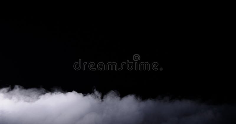 Rökmolnsfog för realistisk torr is stock video