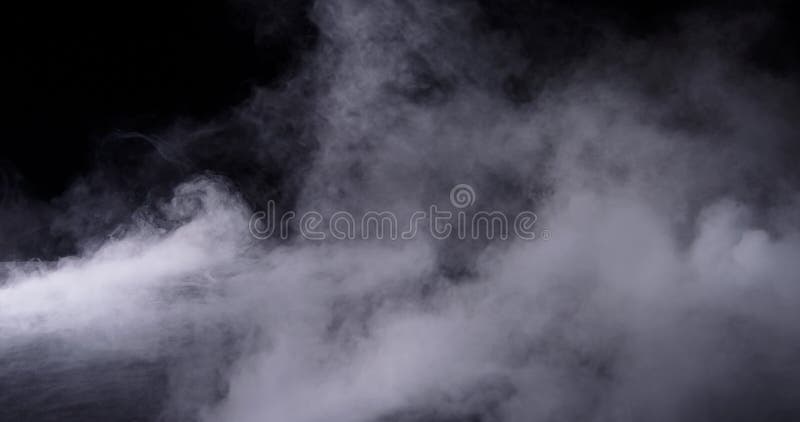 Rökmolnsfog för realistisk torr is arkivfilmer