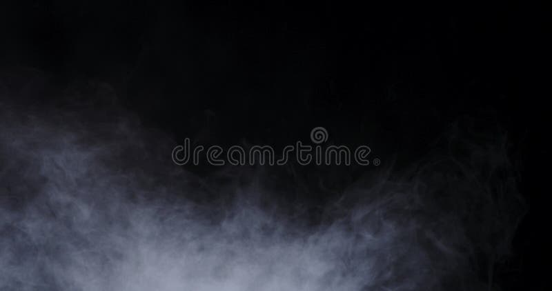 Rökmolnsfog för realistisk torr is stock video
