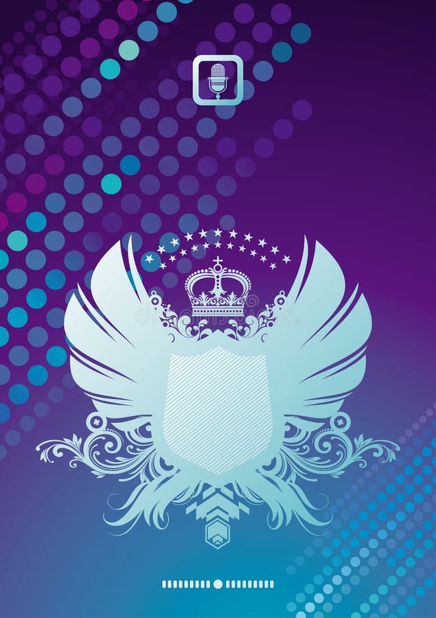 Ręk tła żakieta target1252_0_ heraldyczny ilustracji