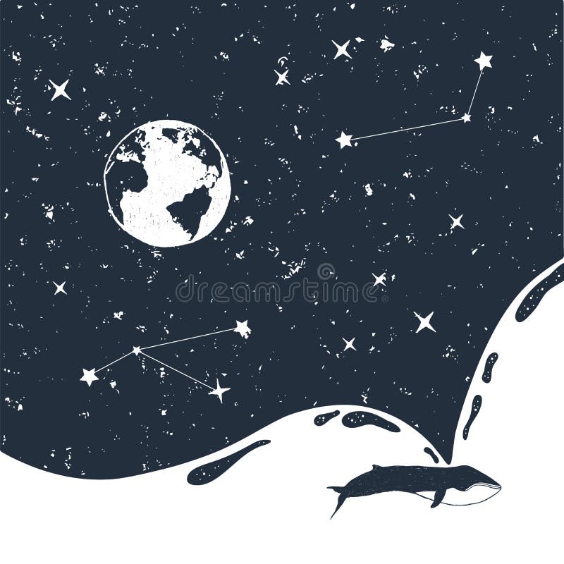 Ręka rysująca astronautyczna odznaka z textured wektorową ilustracją ilustracja wektor Ręka rysująca astronautyczna odznaka z textured wektorową ilustracją ilustracja wektor