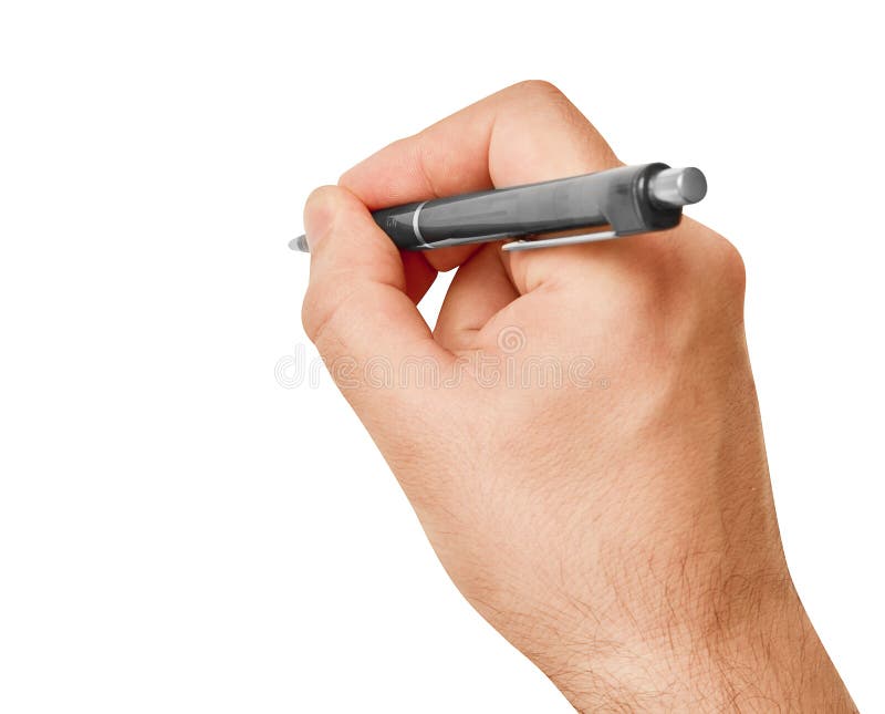 Ręki writing obrazy royalty free