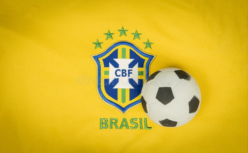 Brazil national football team logo hi-res stock photography and images -  Alamy