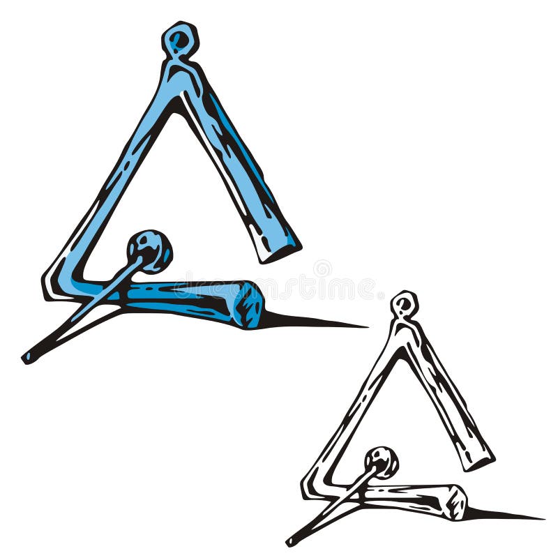 Triangle Instrument Stock Illustrations, Vecteurs, & Clipart