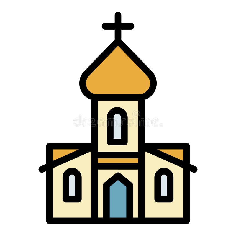 Símbolo De La Iglesia Ortodoxa De Color Contorno Vector Ilustración del  Vector - Ilustración de concepto, icono: 230360401