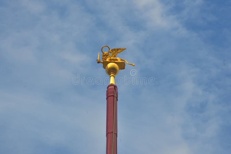 Símbolo Do Leão Da Serenissima Repubblica Que Significa Serena República De  Venice Em Itália Imagem de Stock - Imagem de george, veneza: 260728333