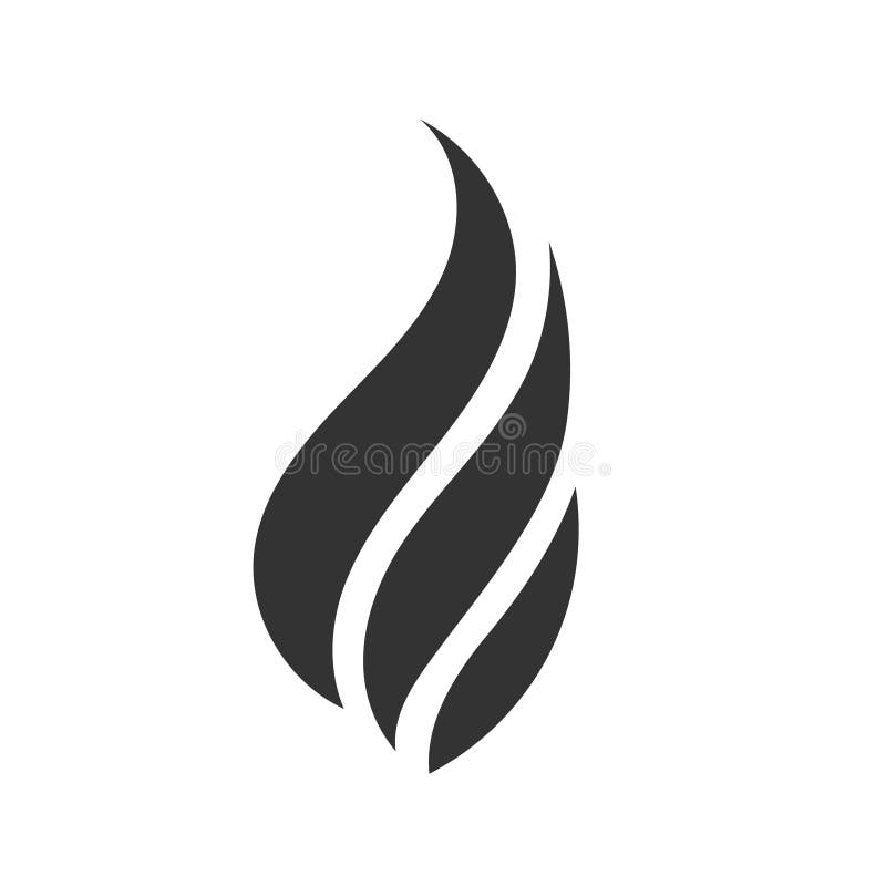 Símbolo De Logotipo De Fogo Negro Símbolo Logotipo Símbolo Logotipo ícone  Modelo Vetor De Design Em Fundo Branco Ilustração do Vetor - Ilustração de  incêndio, vapor: 252650715