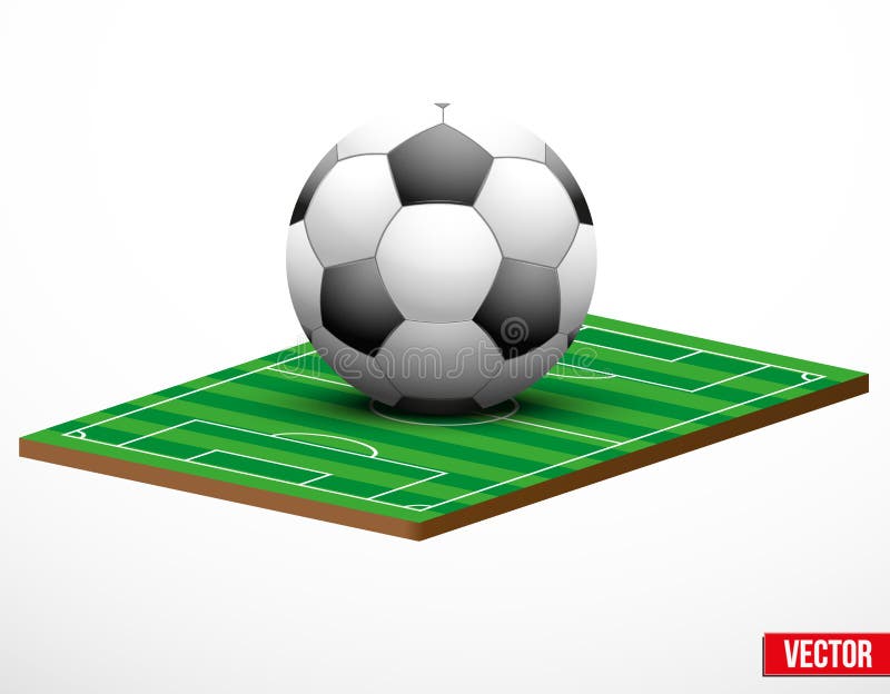 Futebol online futebol ao vivo bola de futebol e um campo de futebol  isométrico tradução de jogos de futebol online