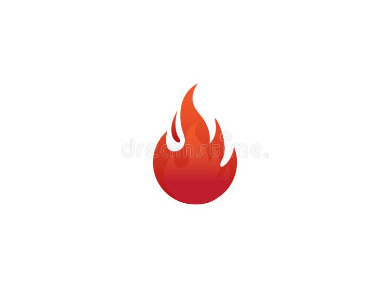 Flame - ilustração do conceito de logotipo vetorial. Sinal de fogo vermelho.  Modelo de logotipo do vetor. Elemento de projeto . imagem vetorial de  serkorkin© 90586914