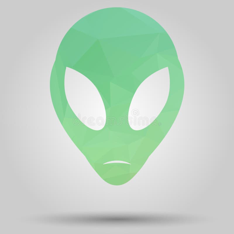 Alienígena. Monstro Extraterrestre Com Cabeça Verde E Olhos Grandes.  Marciano E UFO. Criatura Espacial E Visitante. Cone De Ficção Científica.  Ilustração Plana De Desenhos Animados Em Círculo Royalty Free SVG,  Cliparts, Vetores