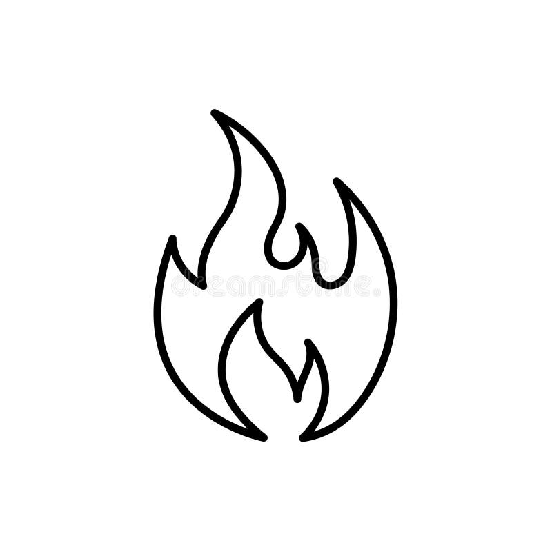 Símbolo De Logotipo De Fogo Negro Símbolo Logotipo Símbolo Logotipo ícone  Modelo Vetor De Design Em Fundo Branco Ilustração do Vetor - Ilustração de  incêndio, vapor: 252650715