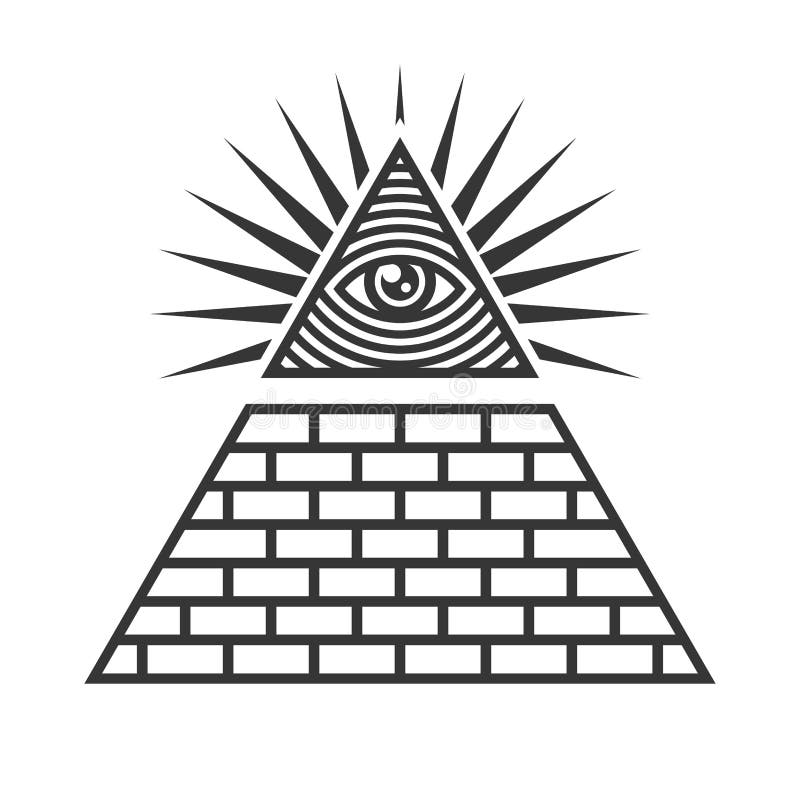 Linaje Pendragon (PJs Semi - Canon) S%C3%ADmbolos-mas%C3%B3nicos-de-illuminati-ojo-en-muestra-del-tri%C3%A1ngulo-vector-126162710