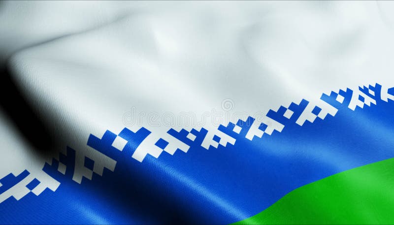 Nenets Bandeira autônoma de Okrug, Federação Russa, Rússia imagem vetorial  de frizio© 136446680