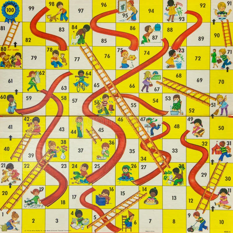 Printable Chutes And Ladders