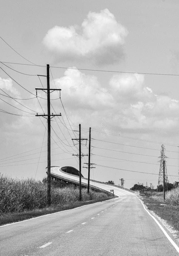 A Scurva De Conway LeBleu Memorial Bridge Foto de Stock Imagem de