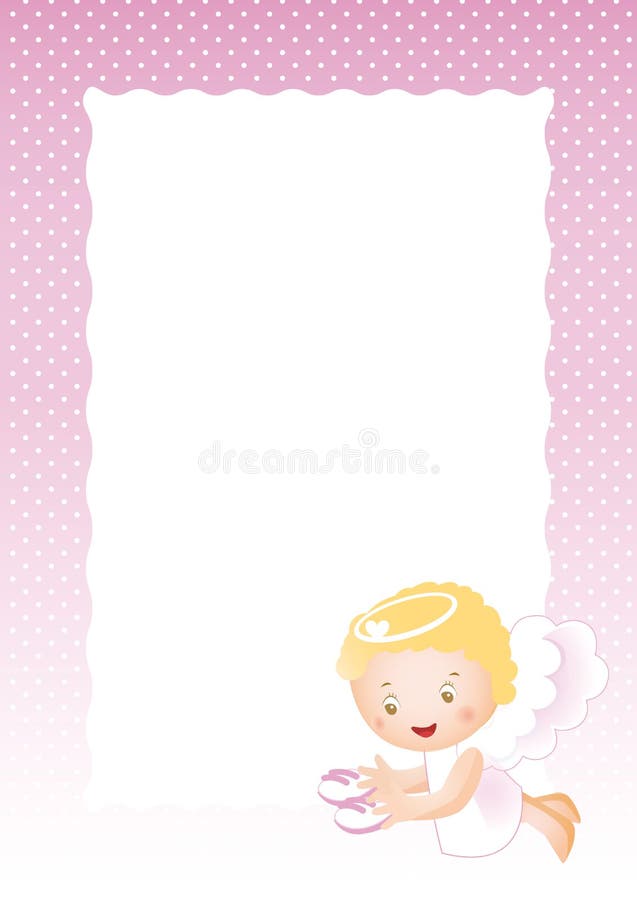 It's a girl royalty free illustration