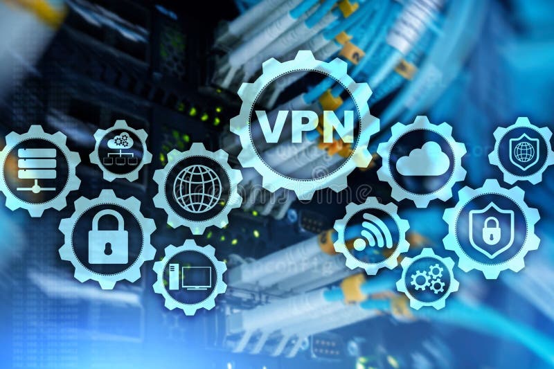 S?ker VPN anslutning Virtual Private Network eller internets?kerhetsbegrepp stock illustrationer S?ker VPN anslutning Virtual Private Network eller internets?kerhetsbegrepp stock illustrationer