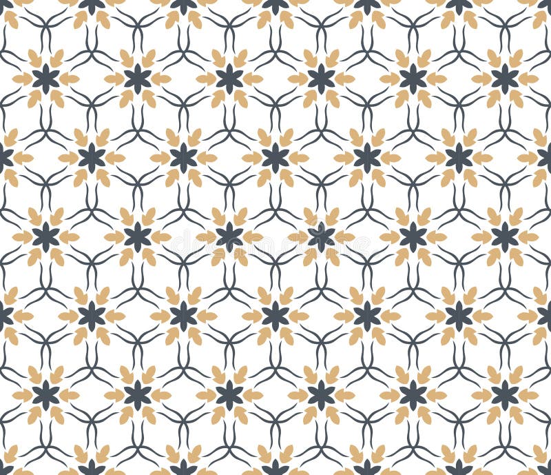 S?ml?s vektormodell f?r blom- tegelplattor f?r texturmodell f?r blomma geometrisk bakgrund stock illustrationer S?ml?s vektormodell f?r blom- tegelplattor f?r texturmodell f?r blomma geometrisk bakgrund stock illustrationer