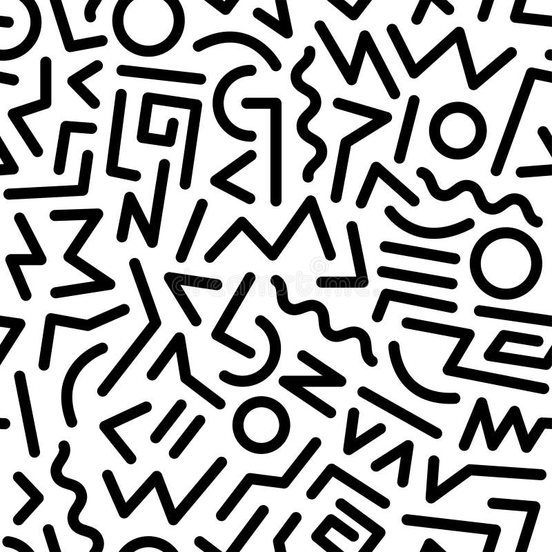 80s pattern stock illustration